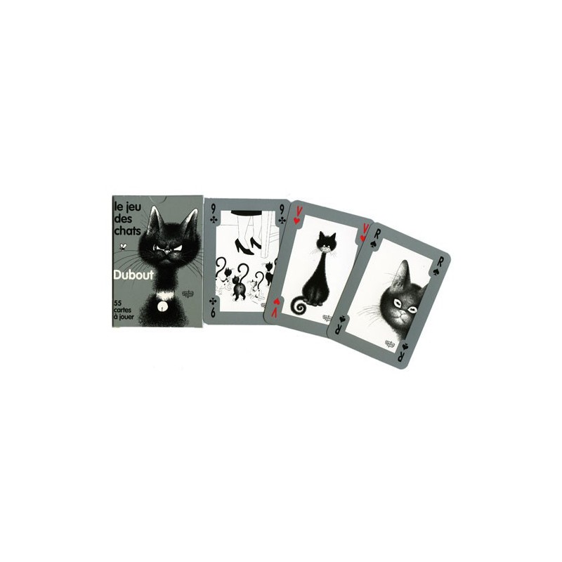 Cartes Le jeu des chats - Dubout