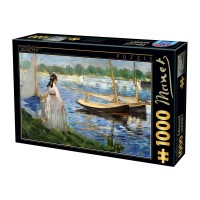 Puzzle 1000 pièces - Rives de la Seine à Argenteuil, Édouard Manet