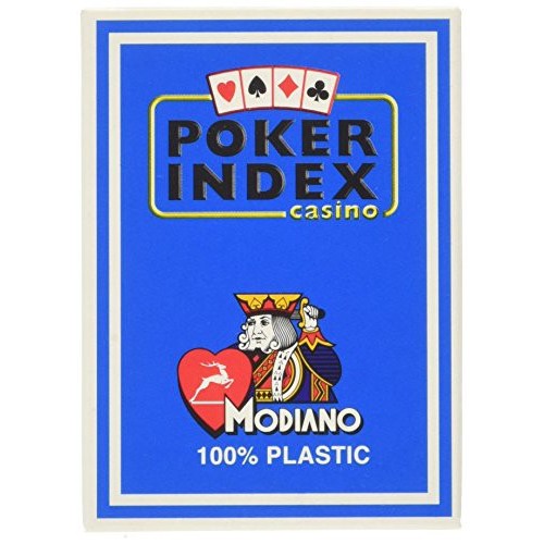 Acheter Cartes Modiano Poker Index Casino Bleu Azur - Boutique Variantes  Paris - Jumbo