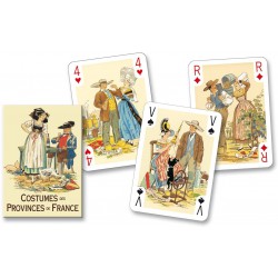 Cartes à Jouer Costumes des Provinces de France
