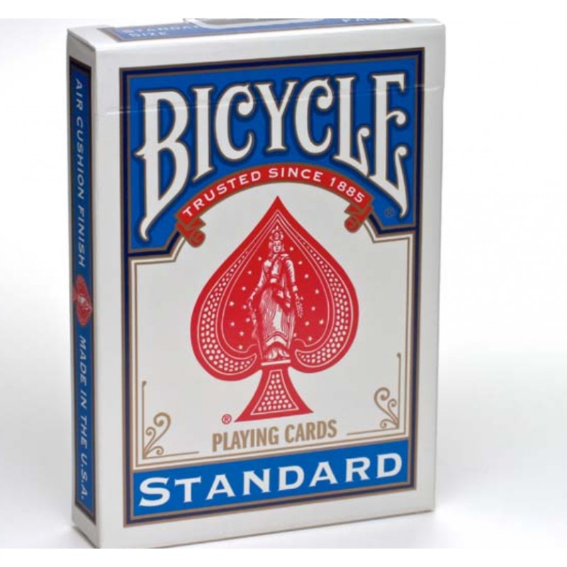 2 Jeux De Cartes Bicycle Standard Rider Back Dos Rouge Et Bleu 