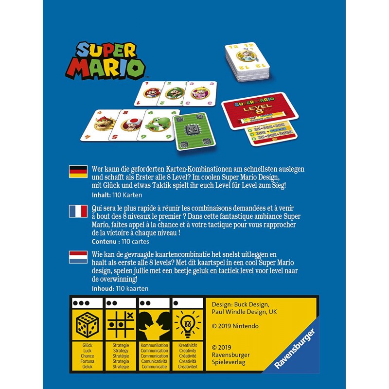 Acheter Level 8 Super Mario - Jeu de Cartes - Boutique Variantes