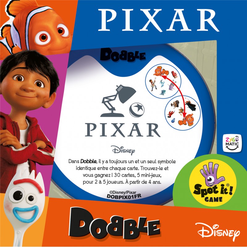 Asmode Dobble Pixar Disney - DOBPIX01FR à prix pas cher