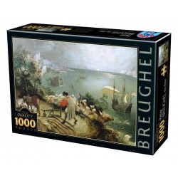 Puzzle 1000 pièces - Brueghel : Landscape with the Fall of Icarus