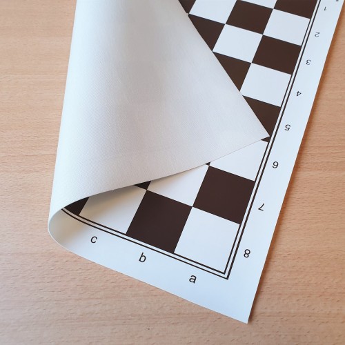 Tapis Echecs Souple Marron...