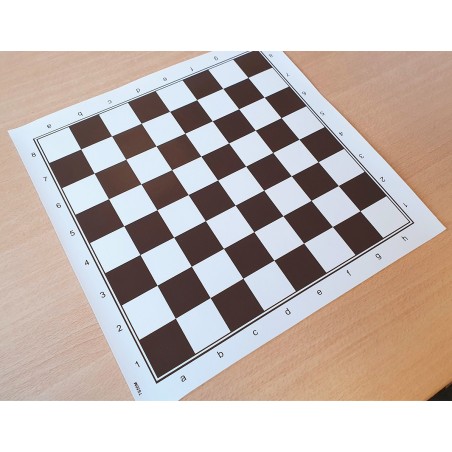Tapis Echecs Souple Marron - Taille 4.5