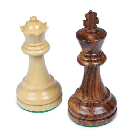 Pièces d'Echecs Staunton Deluxe Acacia - Taille 5