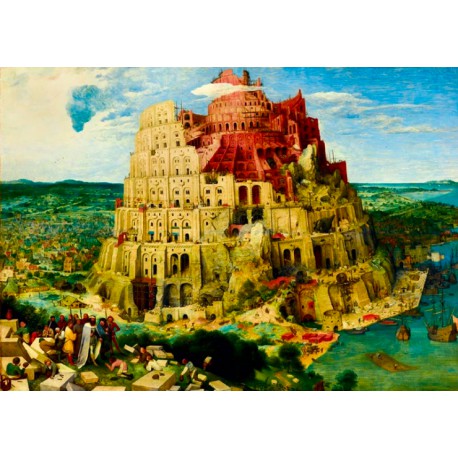 Puzzle 1000 pièces - Tour de Babel de Pieter Bruegel