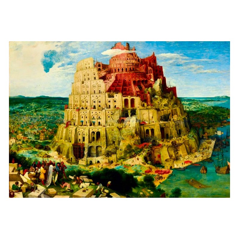 Puzzle 1000 pièces - Tour de Babel de Pieter Bruegel