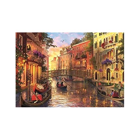 Puzzle 1500 pièces - Coucher de Soleil à Venise
