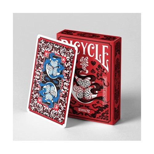 Cartes à jouer Bicycle Edo Karuta - Red