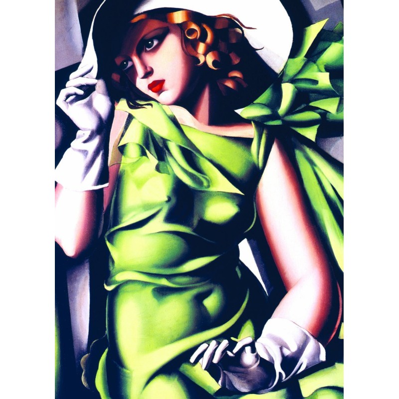 Puzzle 1000 pièces - Femme se Promenant dans une Forêt Exotique de Rousseau Puzzle 1000 pièces - Femme se Promenant dans une Forêt Exotique de Rousseau