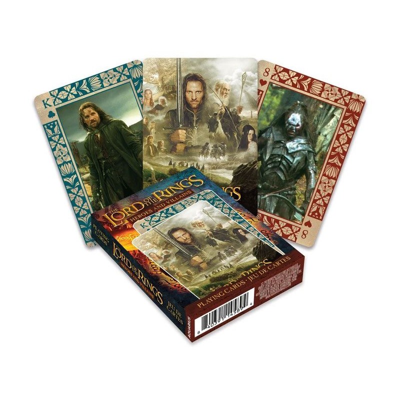 Cartes à jouer Le Seigneur des Anneaux : Heroes and Villains Cartes à jouer Le Seigneur des Anneaux : Heroes and Villains