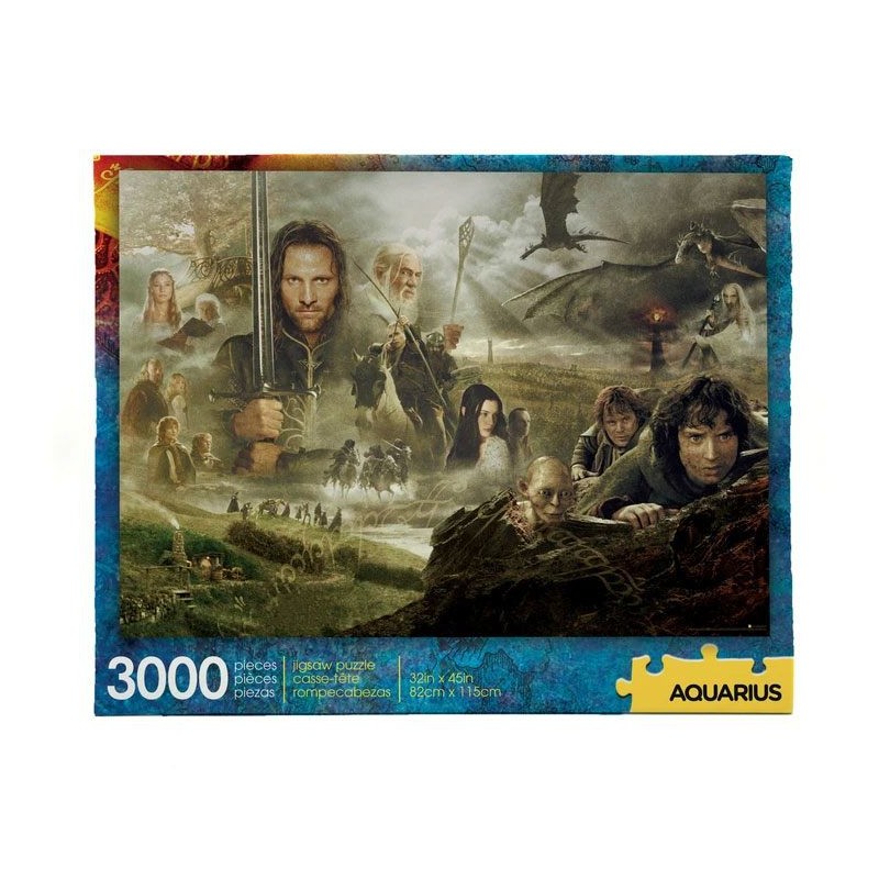 Puzzle 3000 pièces - Seigneur des Anneaux Saga Collector