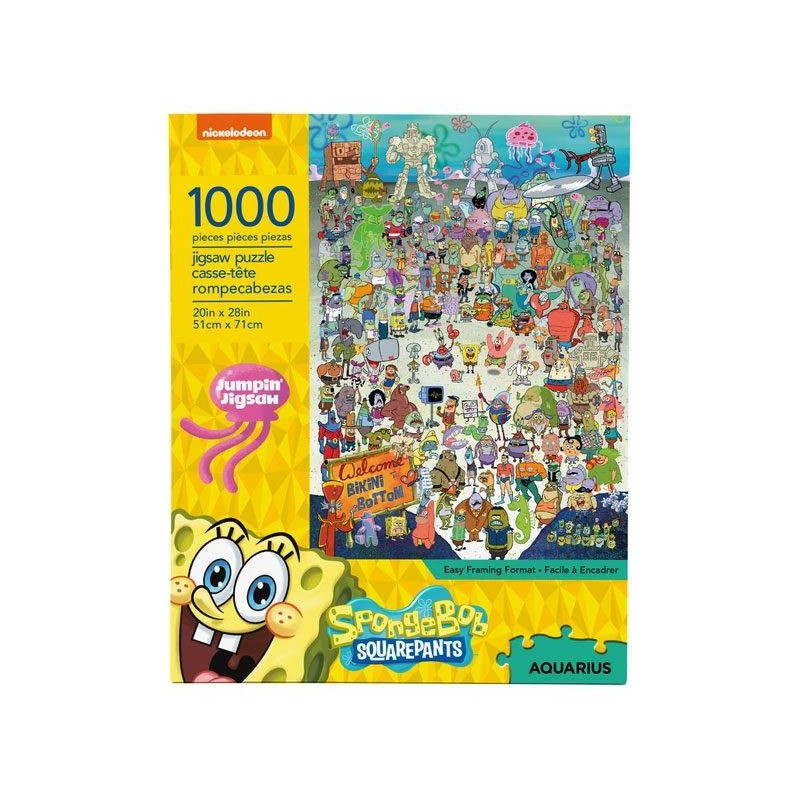 Puzzle 1000 pièces - Bob l'Eponge Cast