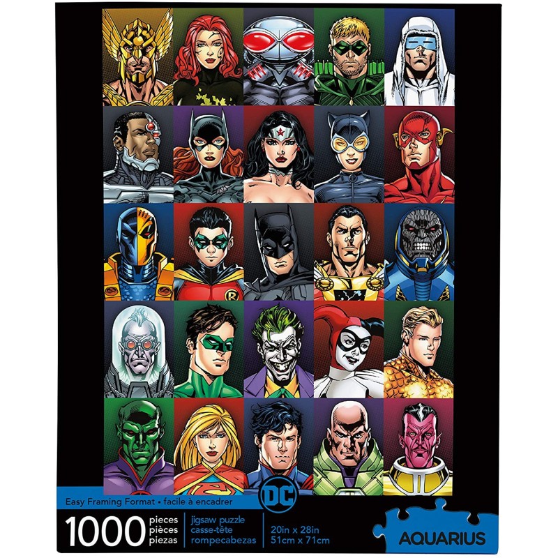 Puzzle 1000 pièces - DC Comics Personnages Puzzle 1000 pièces - DC Comics Personnages