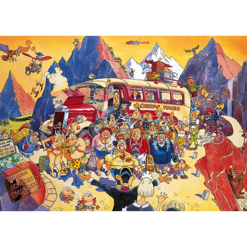 Puzzle 1000 pièces Wasgij Mystery 5 : Late Booking Puzzle 1000 pièces Wasgij Mystery 5 : Late Booking