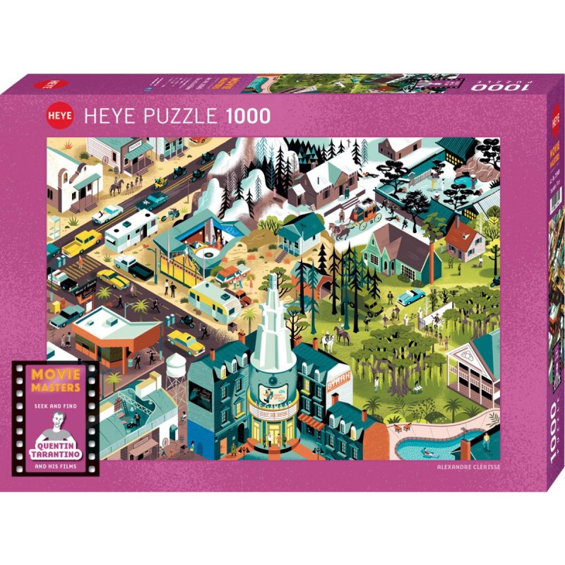 Puzzle 1000 pièces - Tarantino Films Puzzle 1000 pièces - Tarantino Films