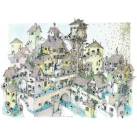 Puzzle 1080 pièces - Eau dans la Ville