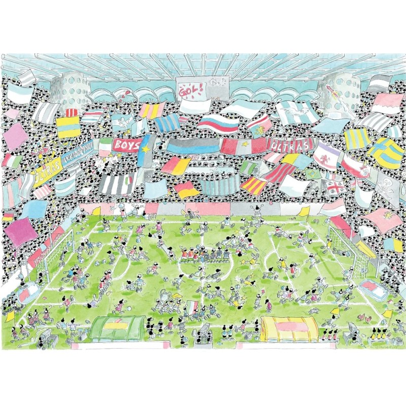 Puzzle 1080 pièces - Stade de Football