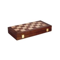 Coffret Echecs Pliant Bois 42cm