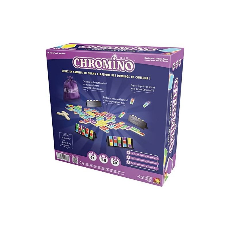 Chromino - Édition en bois [multilingue] | Jeux de société - La Revanche