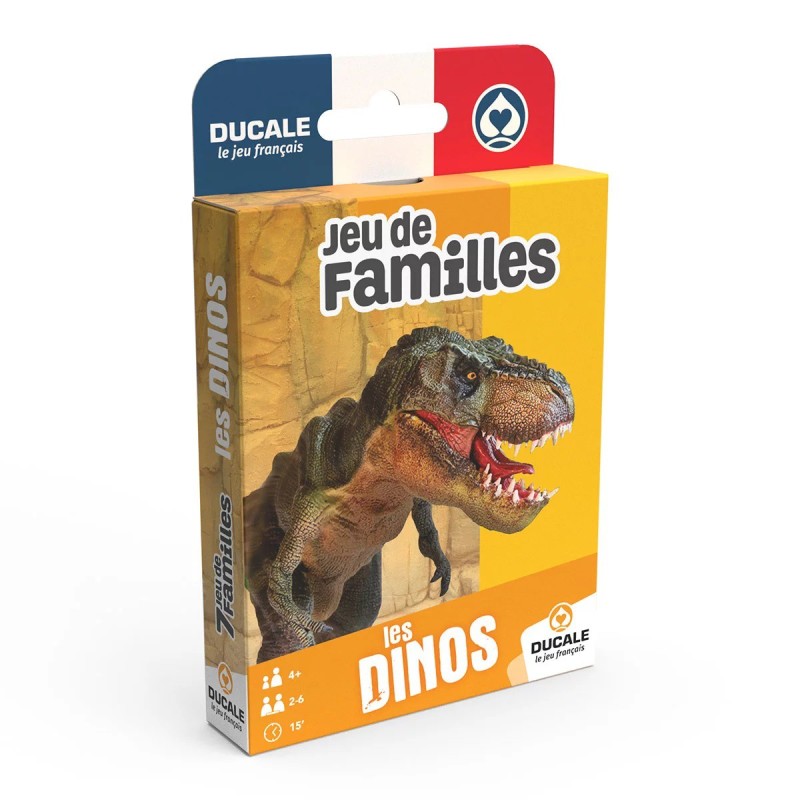 Cartes à jouer - 7 familles - Dinosaures Cartes à jouer - 7 familles - Dinosaures