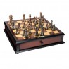 Jeu d'échecs Kasparov Argent/Bronze 51cm