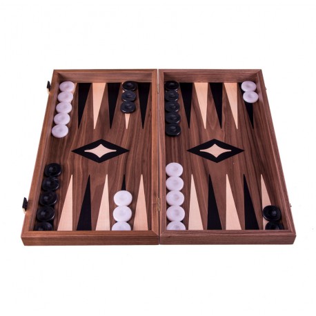 Backgammon Noyer 38 cm