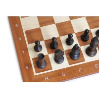 Jeu d'Echecs Club Orme/Acajou Taille 5 - Ensemble Complet