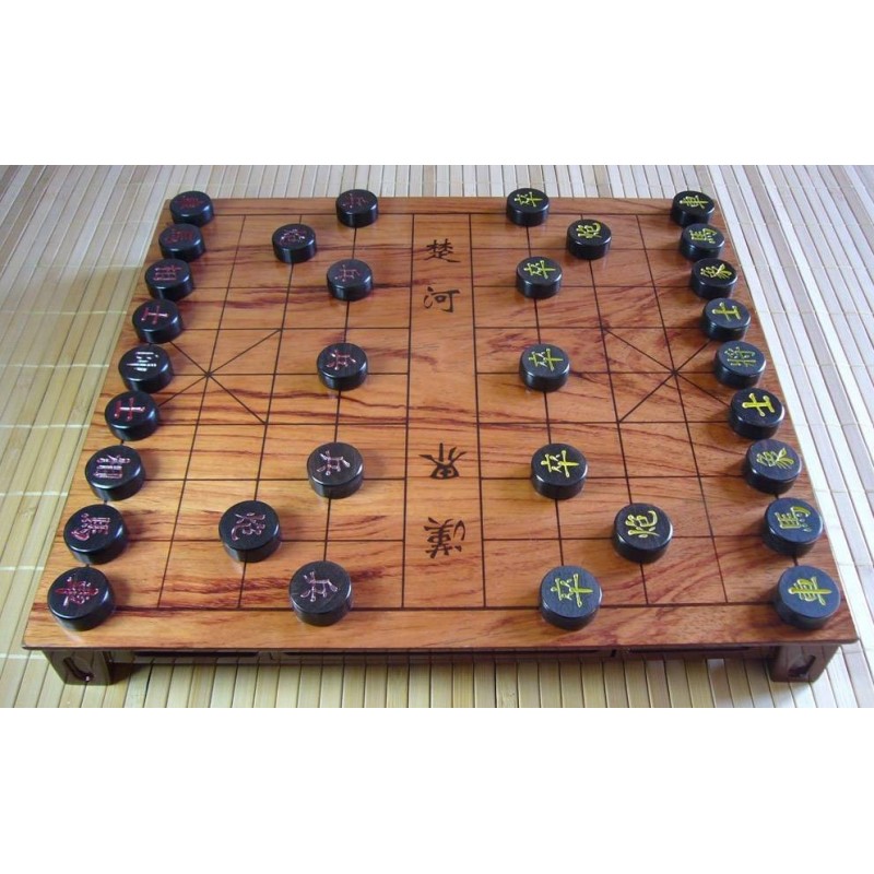 Ensemble Xiangqi en ébène