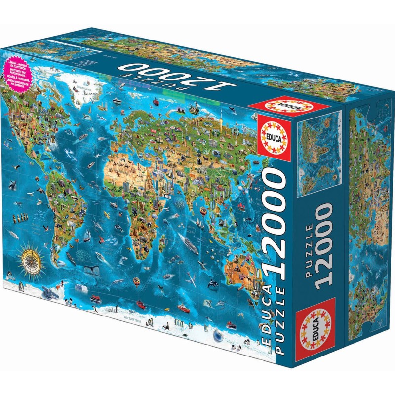 Acheter Puzzle 12000 pièces - Merveilles du Monde - Boutique Variantes ...