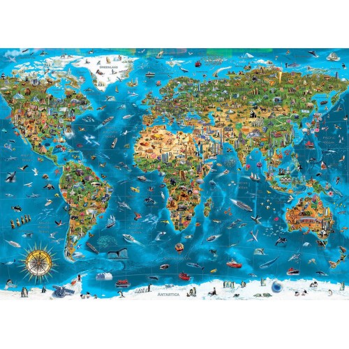 Puzzle 12000 pièces - Merveilles du Monde