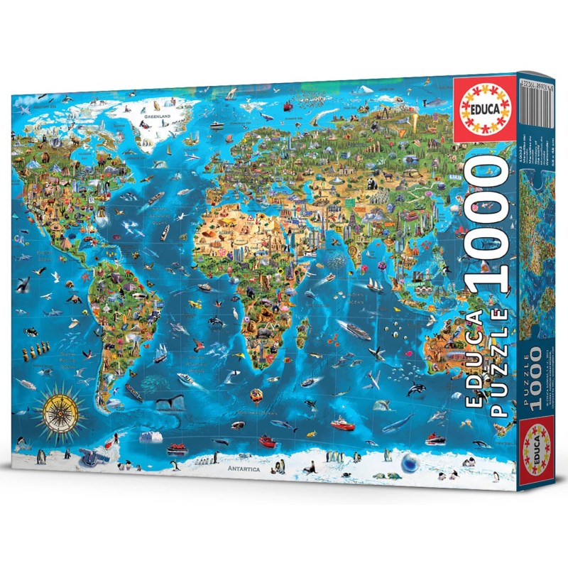 Acheter Puzzle 1000 pièces - Merveilles du Monde - Boutique Variantes Paris