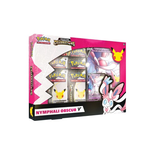 Pokémon JCC 25 ans - Coffret Collection Célébrations : Nymphali Obscur V