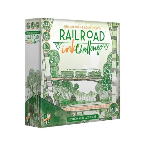 Railroad Ink Vert Luxuriant - Challenge