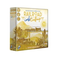 Railroad Ink Jaune Brulant - Challenge