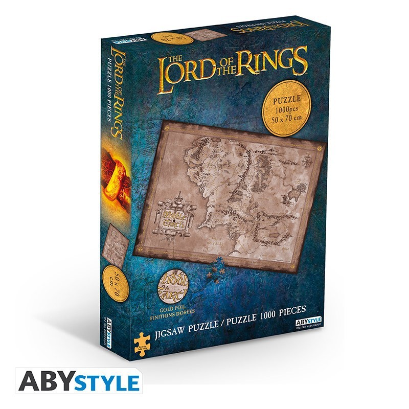 Puzzle Lord of the Rings - Terre du Milieu 1000pièces Puzzle Lord of the Rings - Terre du Milieu 1000pièces