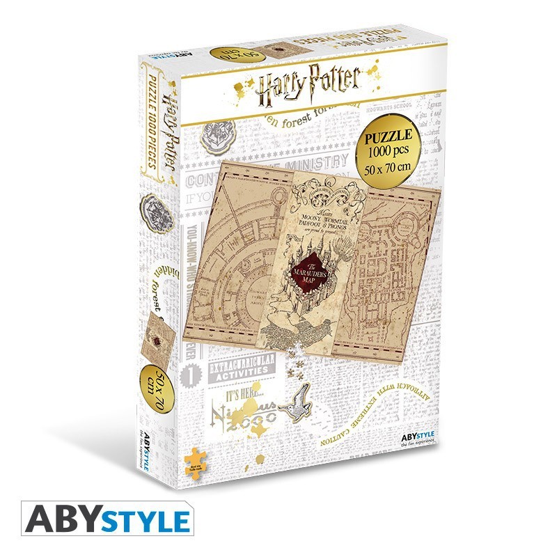 Puzzle Harry Potter Carte du Maraudeur 1000 Pièces Puzzle Harry Potter Carte du Maraudeur 1000 Pièces