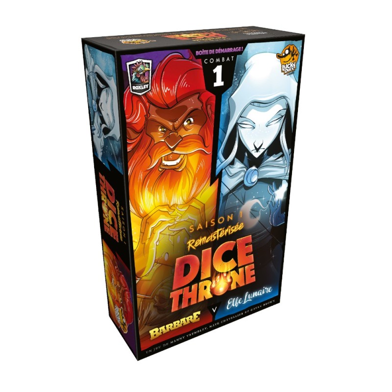 Dice Throne S1- Barbare VS Elfe Lunaire