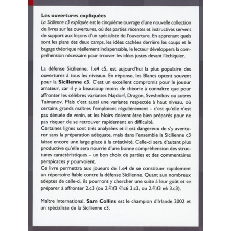 COLLINS - La Sicilienne c3 expliquée