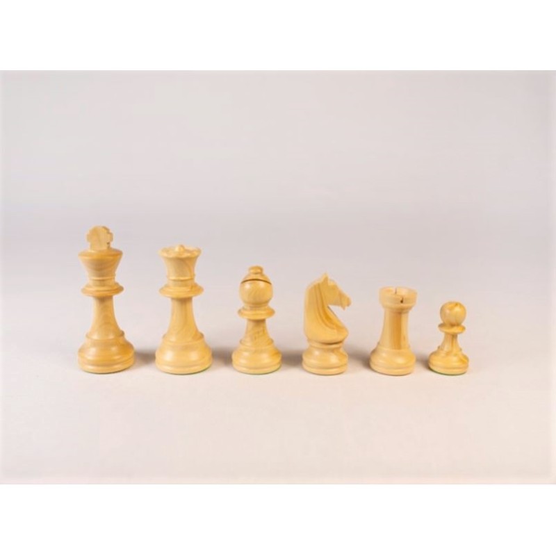 DaVinci Staunton Lot de 32 pièces d'échecs en bois et sac de rangement (7,6 cm King DaVinci Staunton Lot de 32 pièces d'échecs en bois et sac de rangement (7,6 cm King