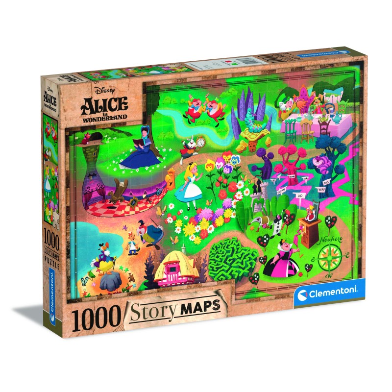 Puzzle 1000 pièces - Alice au Pays des Merveilles Puzzle 1000 pièces - Alice au Pays des Merveilles