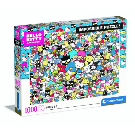 Puzzle 1000 pièces - Hello Kitty - Impossible Puzzle !