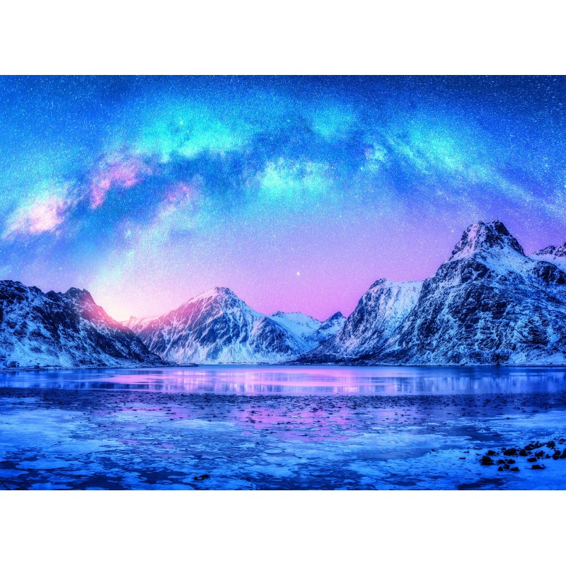 Puzzle 500 pièces - Light Blue - Peace Puzzle Puzzle 500 pièces - Light Blue - Peace Puzzle
