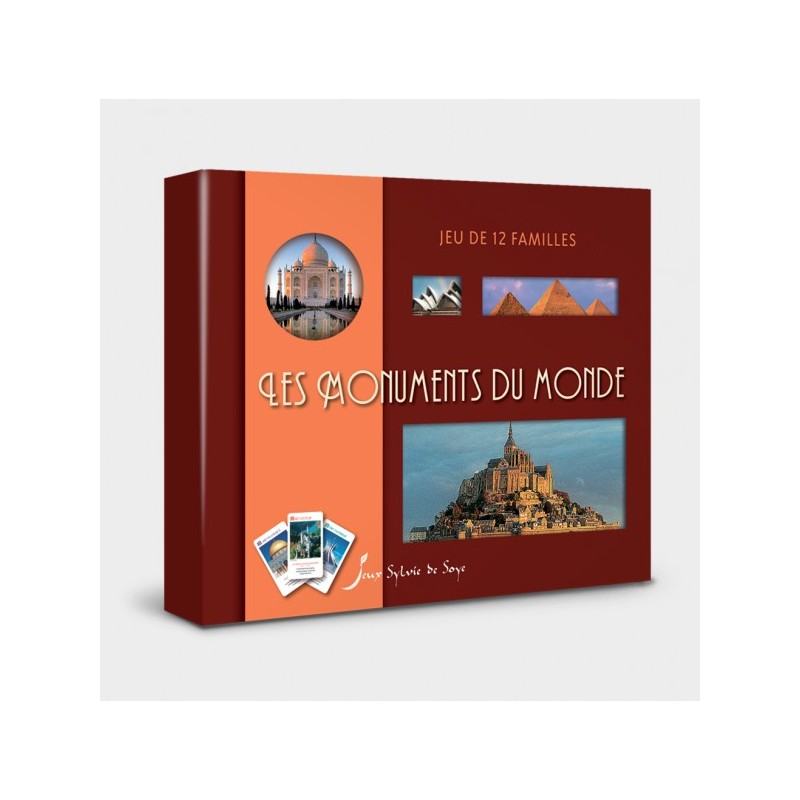 Jeu de 12 familles : Les Monuments du Monde