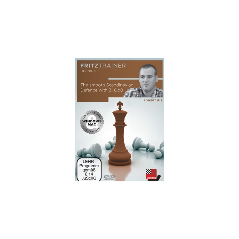 DVD The smooth Scandinavian Defence with 3...Qd8 - Robert Ris