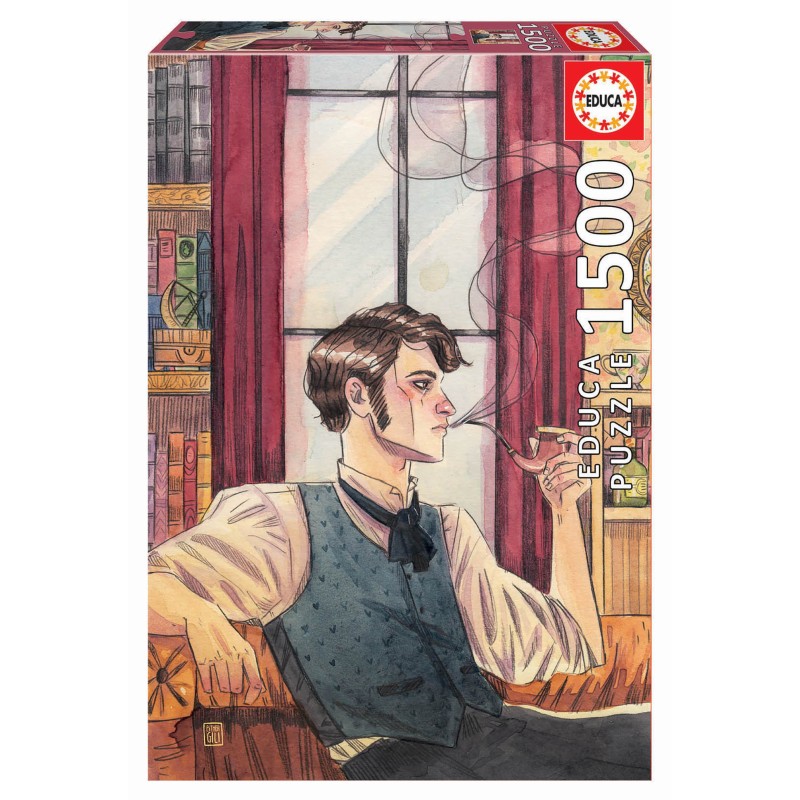 Puzzle 1500 pièces - Sherlock Holmes par Esther Gili Puzzle 1500 pièces - Sherlock Holmes par Esther Gili