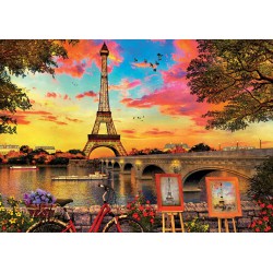 Puzzle 3000 pièces - Coucher de Soleil à Paris