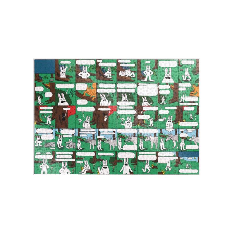Puzzle 1000 pièces - L'enquête de Monsieur Lapin par Camille Blandin Puzzle 1000 pièces - L'enquête de Monsieur Lapin par Camille Blandin
